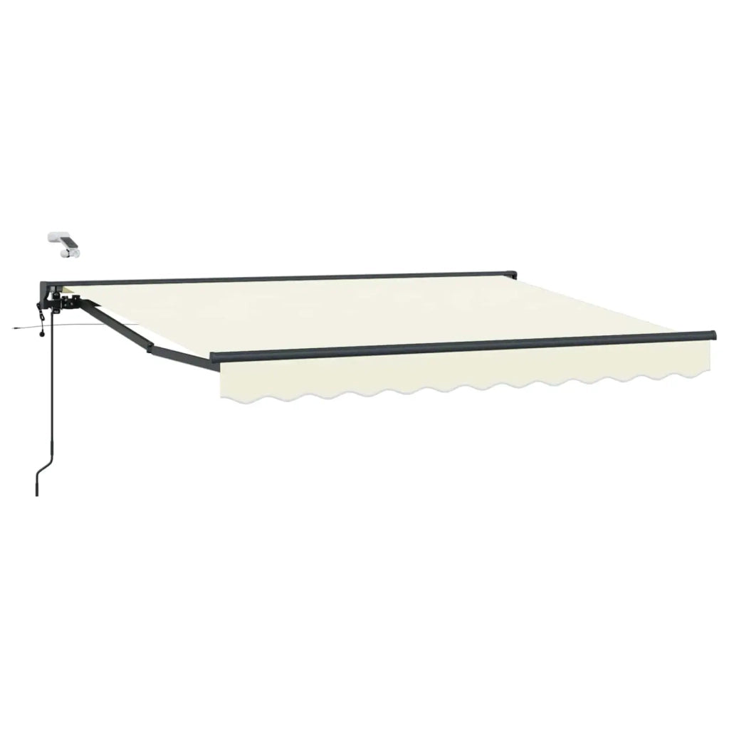 Tettuccio Elettrico Retrattile Crema e Antracite 3 x 2,5 m 3421542