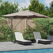 Ombrellone Talpa 351 x 250 x 253 cm Poliestere e Alluminio 42003362
