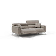 Caravaggio Divano con sedute allungabili e poggiatesta reclinabili in tessuto impermeabile T02 169 cm beige
