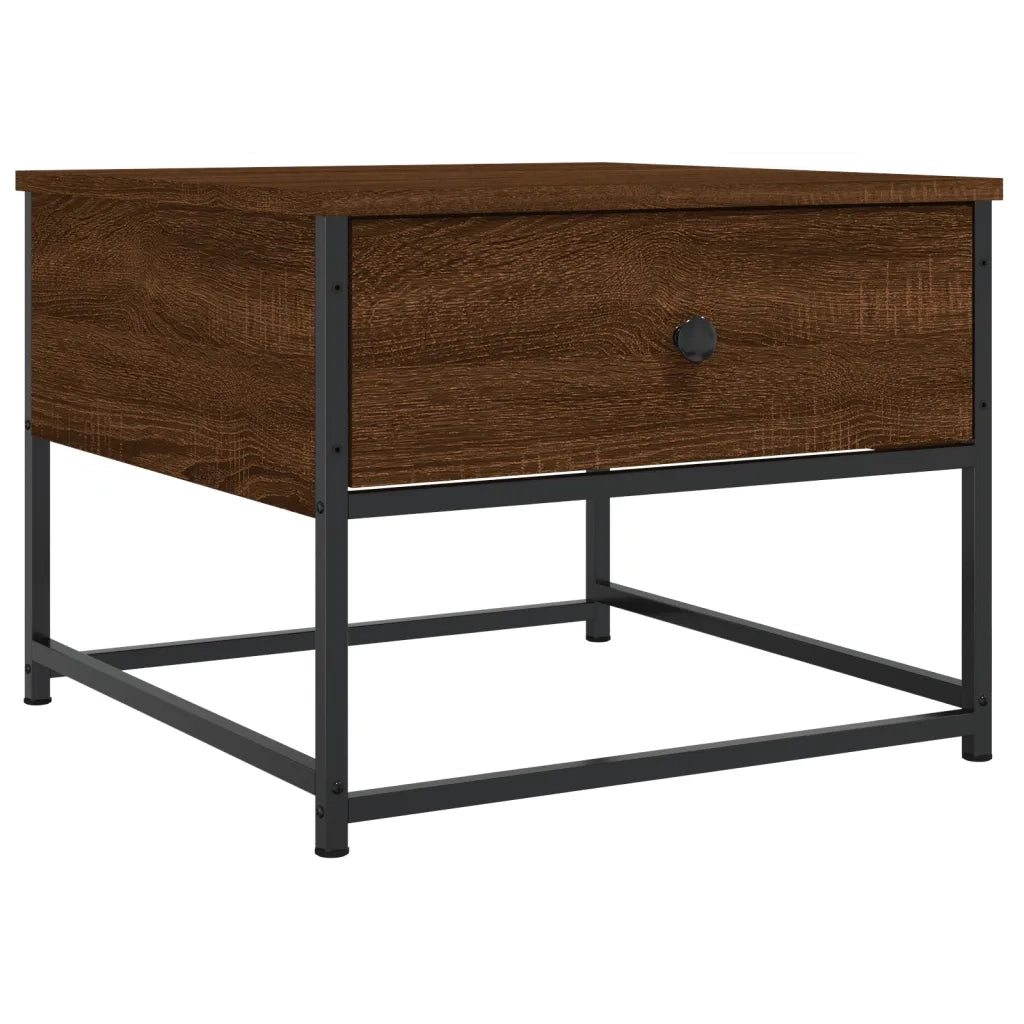 Tavolino da salotto | Tavolino da caff¨¨ | Tavolino da Soggiorno Rovere Marrone 51x51x40cm Legno Multistrato