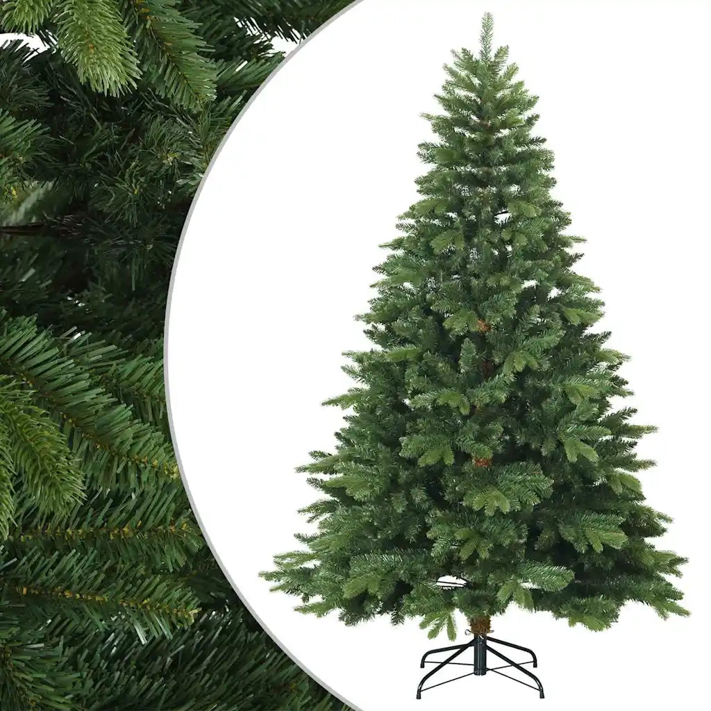 Albero di Natale Artificiale con Rami Pieghevoli Verde 240 cm 42019315