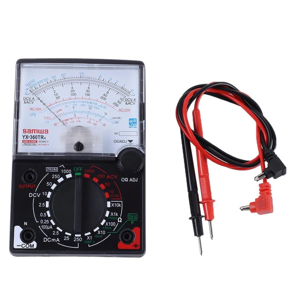Multimetro tester analogico portatile voltmetro amperometro Ohmmetro YX-360TRN