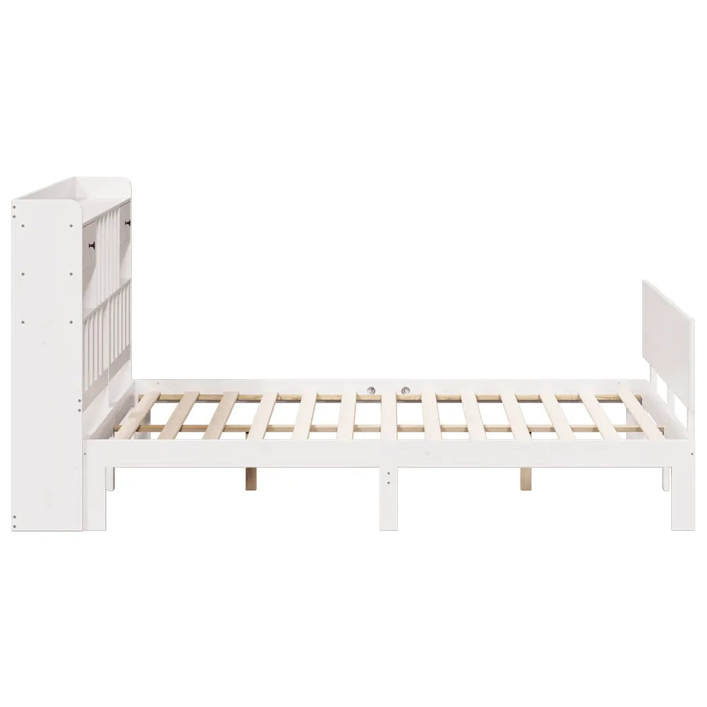 Giroletto con Libreria senza Materasso 180x200 cm in Legno Pino 3322699