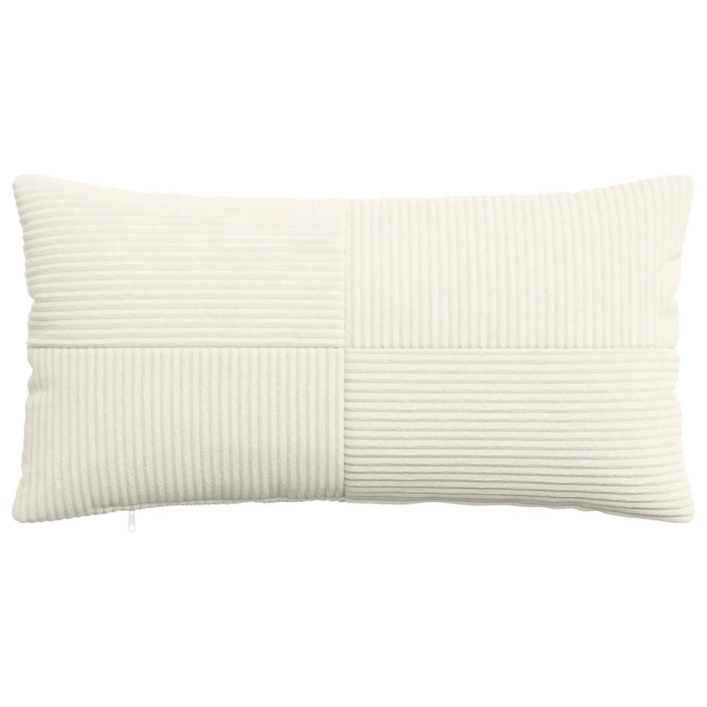 Federa 2 pcs ALMELO Crema 40 x 80 cm corduroy 914611