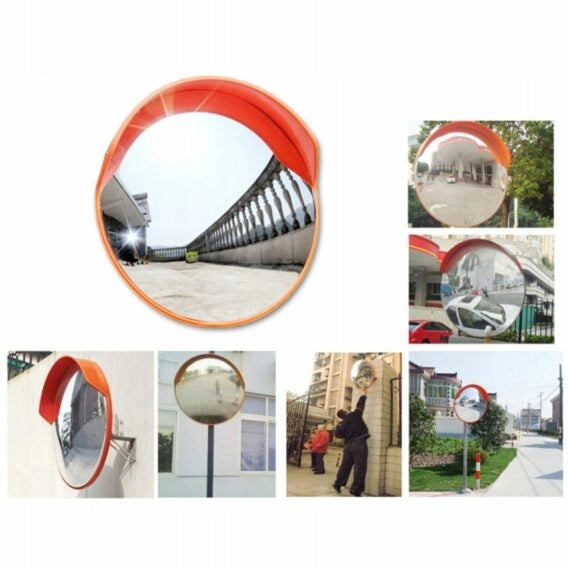 Specchio convesso da 60 cm, design moderno, per una visibilità ottimale.
