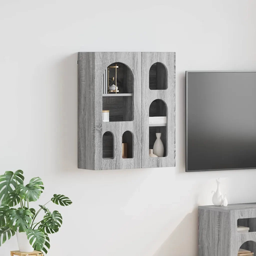 Armadio pensile con lo scaffale Grigio Sonoma 59 x 20 x 71.5 cm CFW7230212