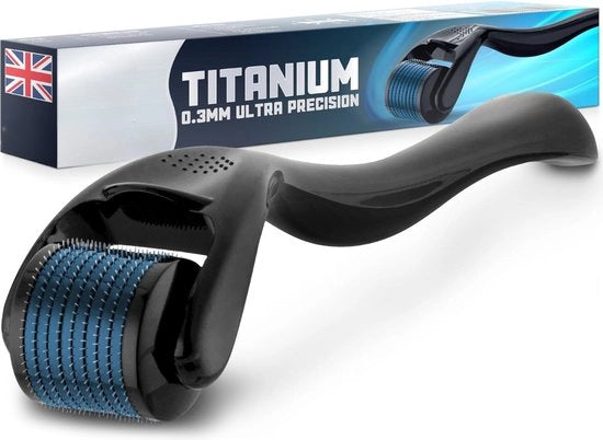 Kit di crescita barba - 0,3 mm - Derma roller - Kit di crescita barba