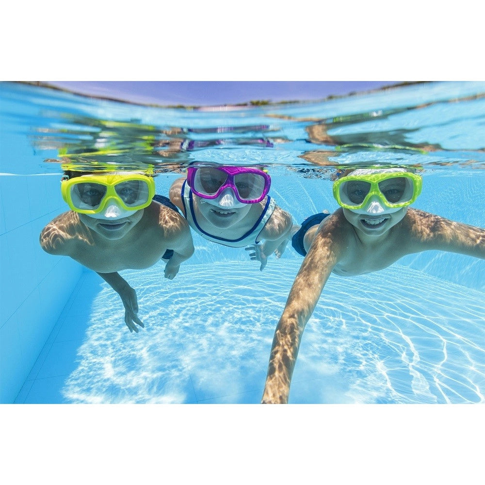 Trade Shop - Maschera Subacquea Per Bambini Aquanaut 7-14 Anni Piscina Colori Assortiti 22039 -