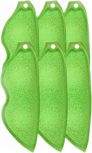 6 pezzi di spugna per pulire bottiglie - Sponda a forma di fagiolo magico - Sponze da cucina - Sfere per pulire bottiglie - Pulitore per bottiglie di vetro