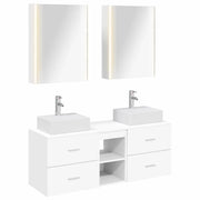 Set di mobili per il bagno 5 pcs Bianco 3406807
