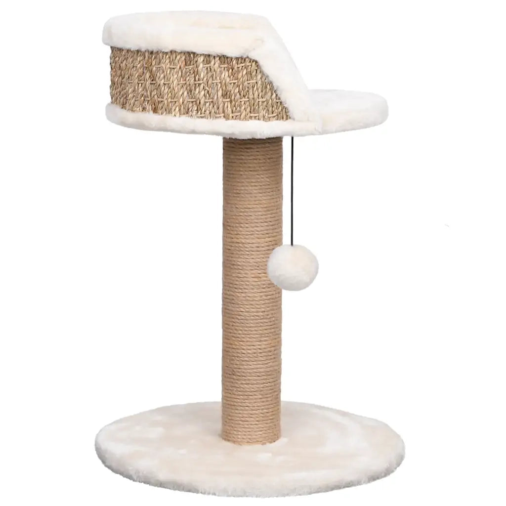Albero per Gatti con Palo Tiragraffi 49 cm in Giunco 170969