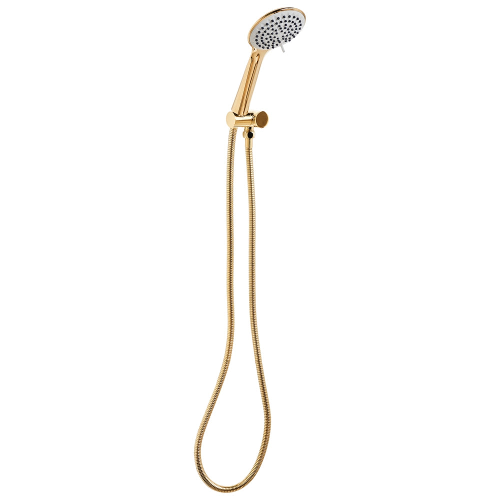Set doccia classico moderno con tubo 4 modalità di getto Metallo Oro Tarma