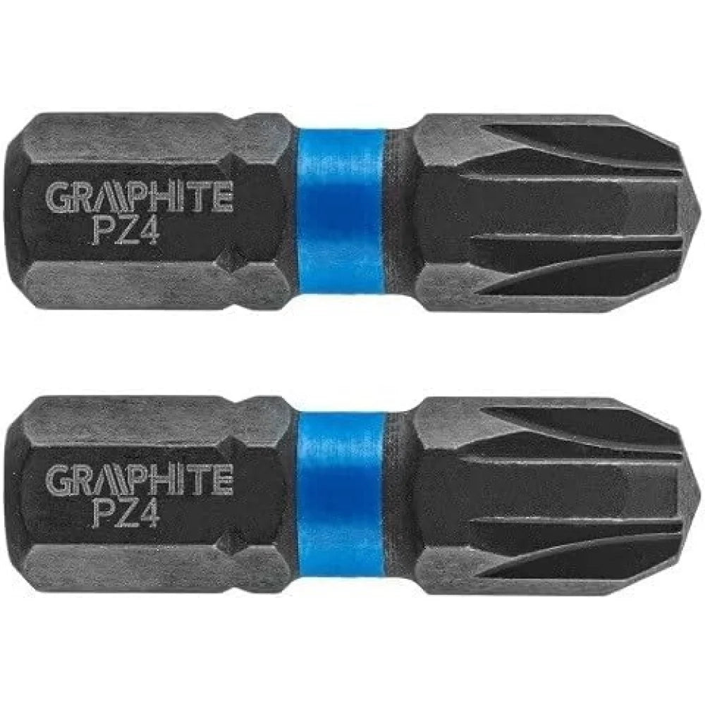 Topex 56h506 inserti ad impatto o pz4 x 25 mm, 2 pz ds