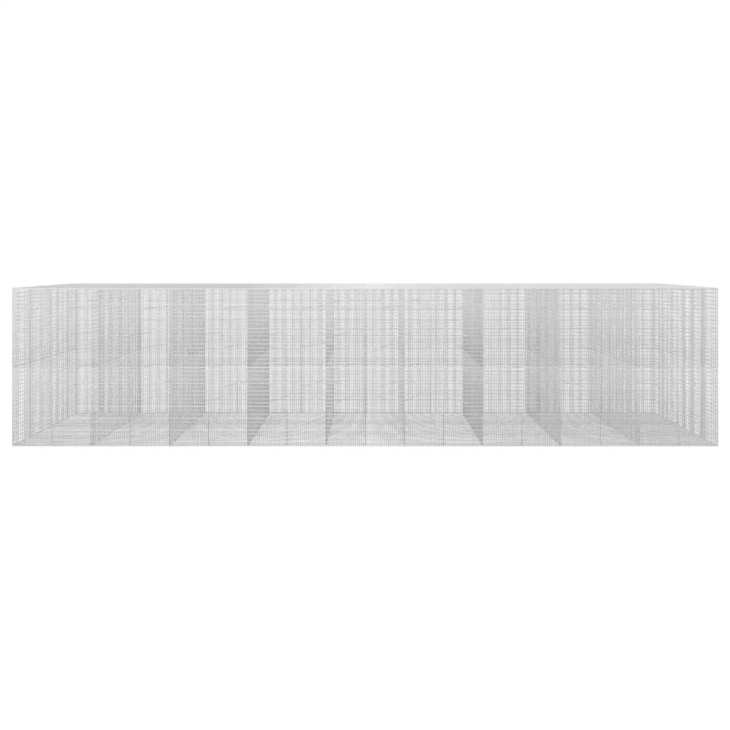Gabione con filo da 3,5 mm e rete da 5x2,5 cm 900x100x200 cm 3462012