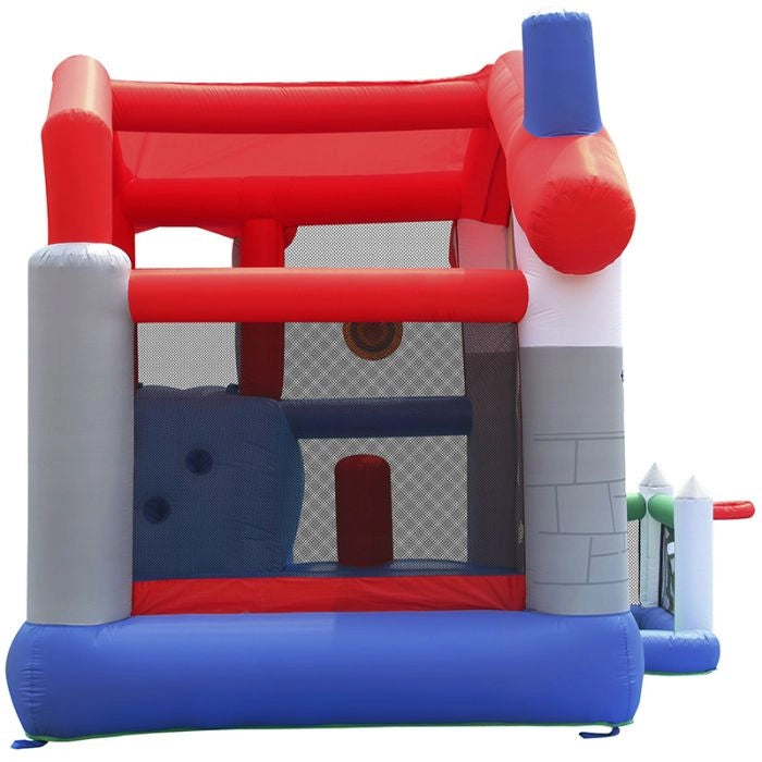Gioco gonfiabile da esterno BIG HOUSE con vaschetta di palline