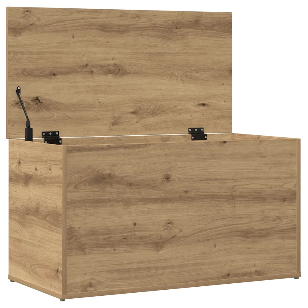 Cassapanca Rovere Artigianale 84x42x46 cm Legno Ingegnerizzato