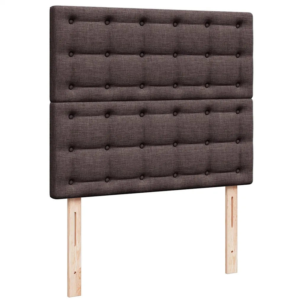 vidaXL Struttura Letto Pouf con Materasso 80x200 cm in Tessuto