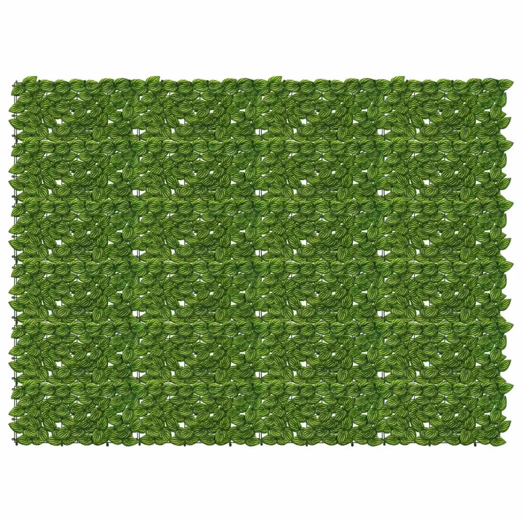 Schermo per balcone con foglie Verde e Giallo 200 x 150 cm 42040647