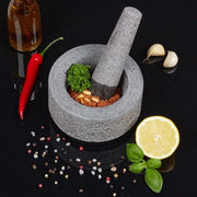 Vijzel e Stampatore, Bacinella Grattugiante con Manico di Martello, Pestello per Ail, Grattugiante Manuale Per Crusher Cucina Accessori per Condimenti