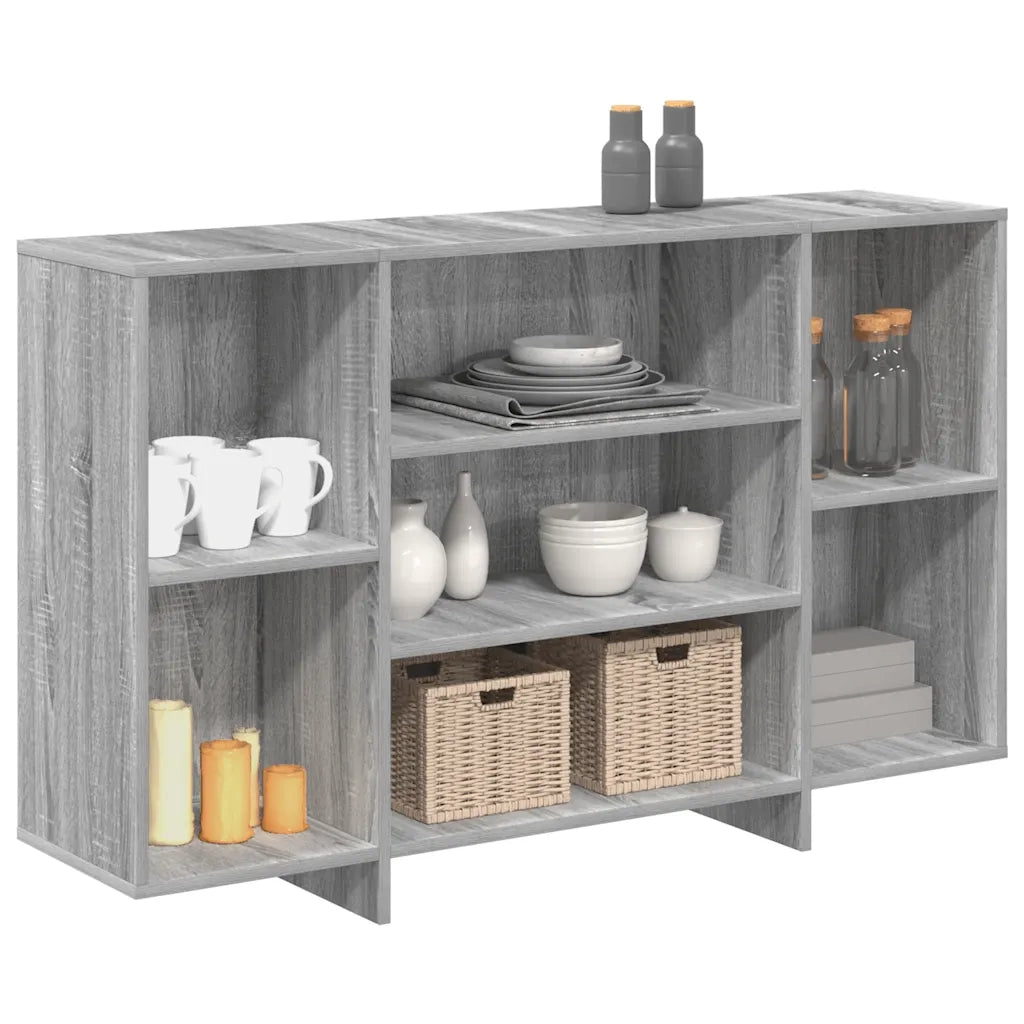 Credenza Grigio Sonoma 120x30x75 cm in Truciolato 813066