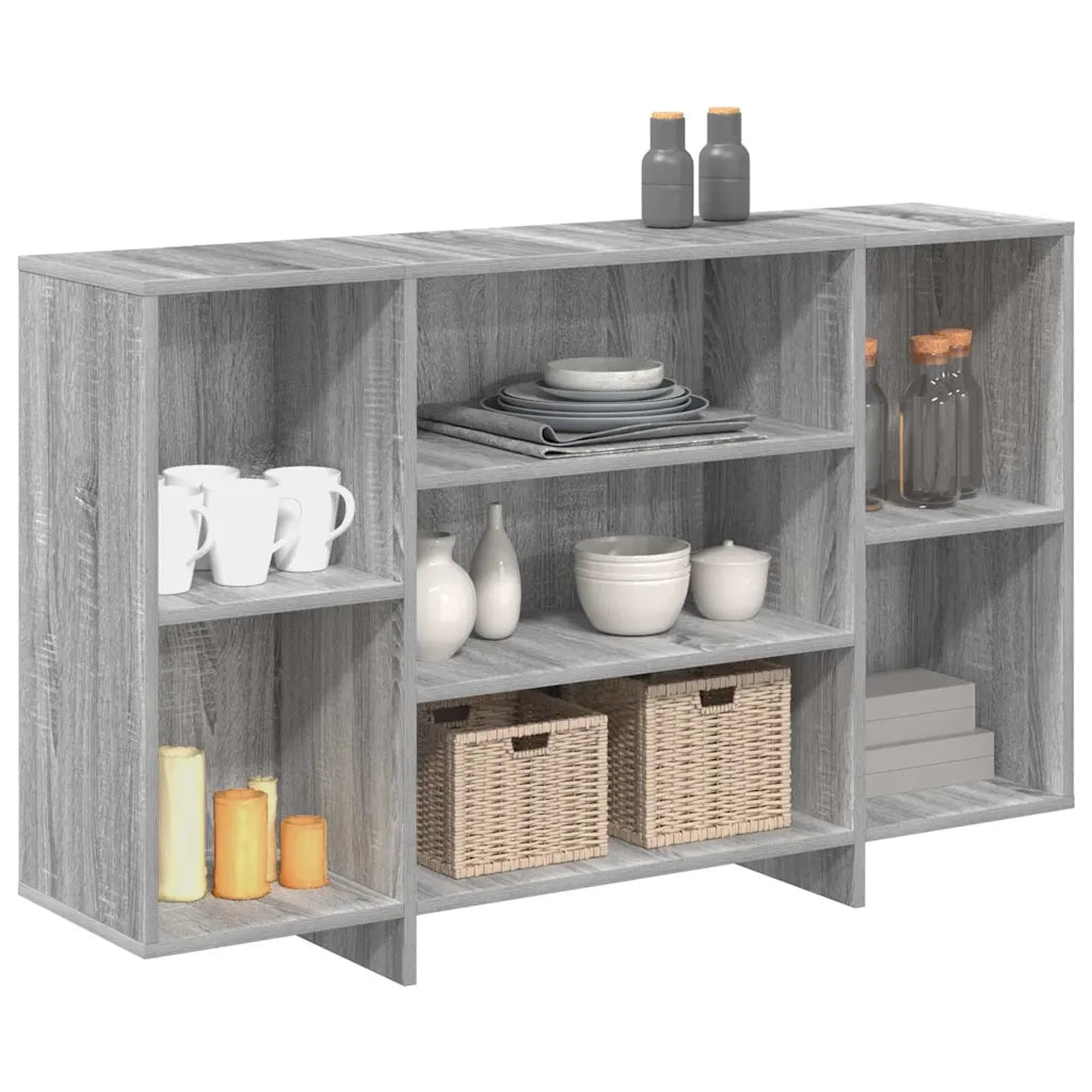 Credenza Grigio Sonoma 120x30x75 cm in Truciolato 813066