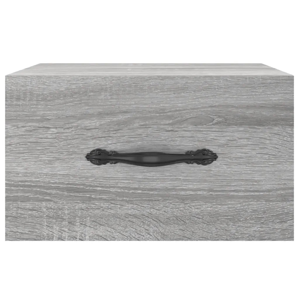 Comodini a Muro 2 pz Grigio Sonoma 35x35x20 cm 829817