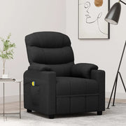 Poltrona Massaggiante Nera in Tessuto cod mxl 62687