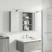 Set di Armadi da Bagno con porta 3 pcs 120 x 10,5 x 60,5 cm 3403741