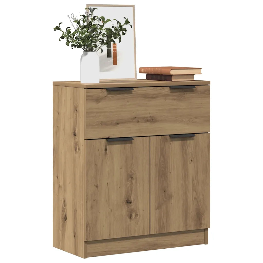 Credenza Rovere Artigianale 60x30x70 cm in Legno Multistrato