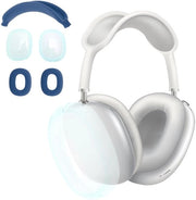 Copricapo per AirPod Max - Orecchini in silicone - Copricapo TPU - Copricapo per cuffia - Blu scuro - Resistenze agli urti - Protezione per cuffie