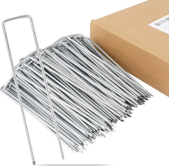 Viti di acciaio per tende e campeggio - 100 pezzi, Ø 3 mm, 150 mm lungo, 30 mm largo