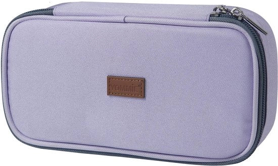 Etui per ragazze Etui con cerniera Etui singolo Etui Organizzatore per adulti per ragazzi Etui Lila