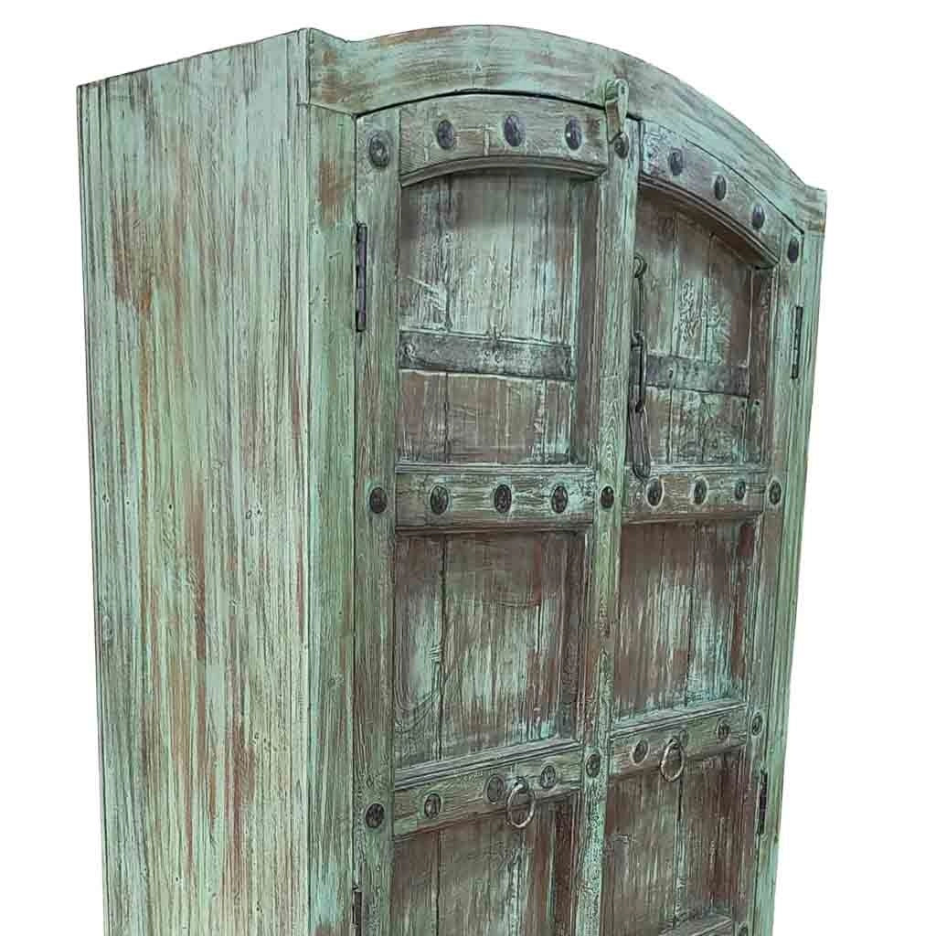 Armadio in legno fatto a mano 90-100x37x170-195h cm