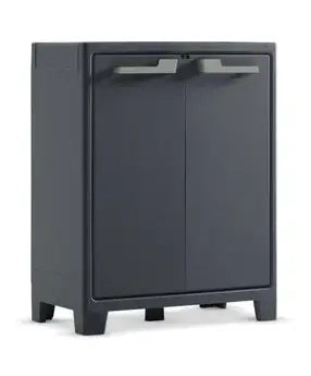 Armadio 2 ripiani 80x44x100 cm Keter Moby Basso XL Antracite
