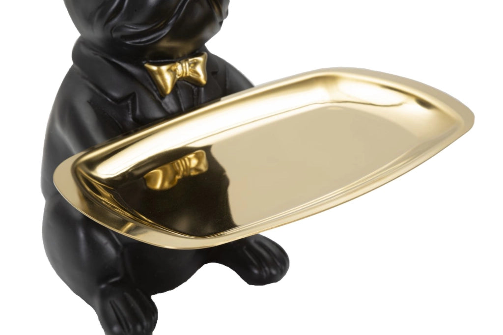 Bull Dog Svuota Tasche 19x23,5x20 cm in Poliresina Nero/Oro