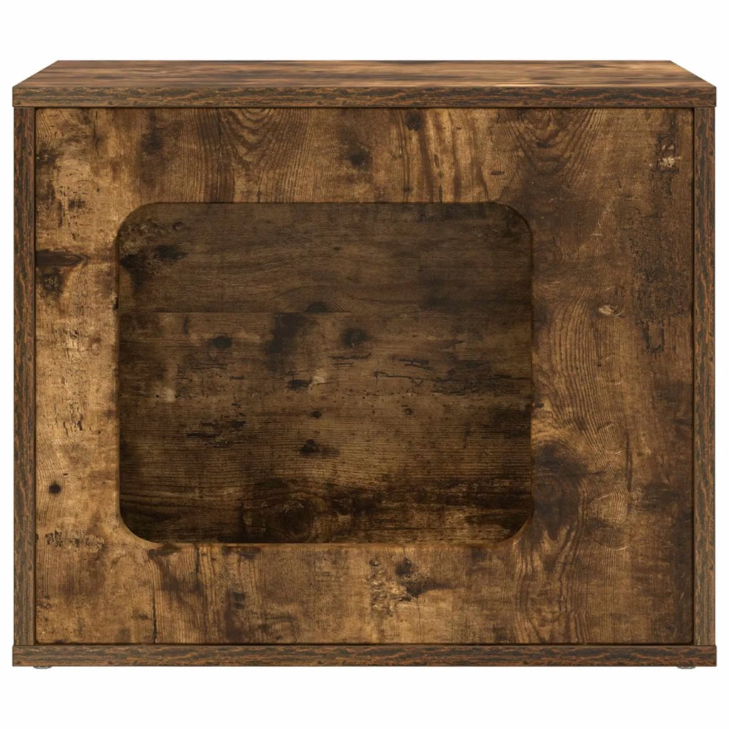 Casa per Gatti Rovere fumé 51 x 30 x 42,5 cm Legno multistrato