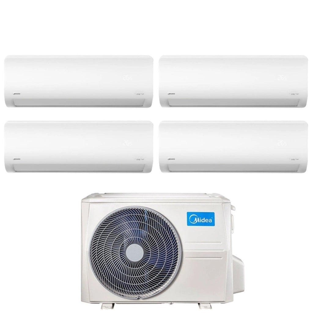 Condizionatore Midea Quadri Split Inverter serie XTREME PRO 9000+12000+12000+12000Btu con M4O-36FN8 R-32 Wi-Fi Integrato