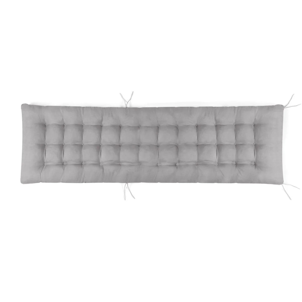 IDMarket - Set di 2 cuscini universali per sdraio ADAM 180 cm, grigio