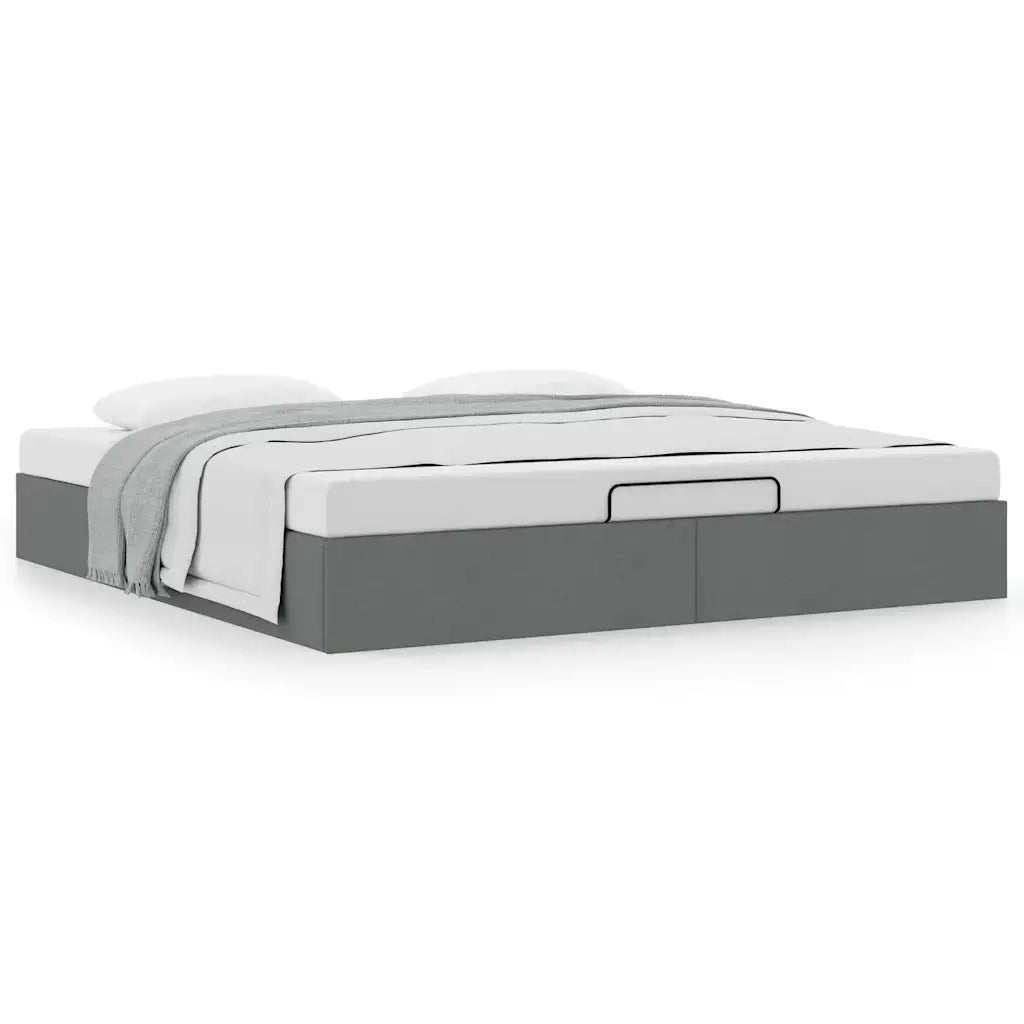 Struttura Letto Pouf senza Materasso 200x200 cm in Tessuto 3310904