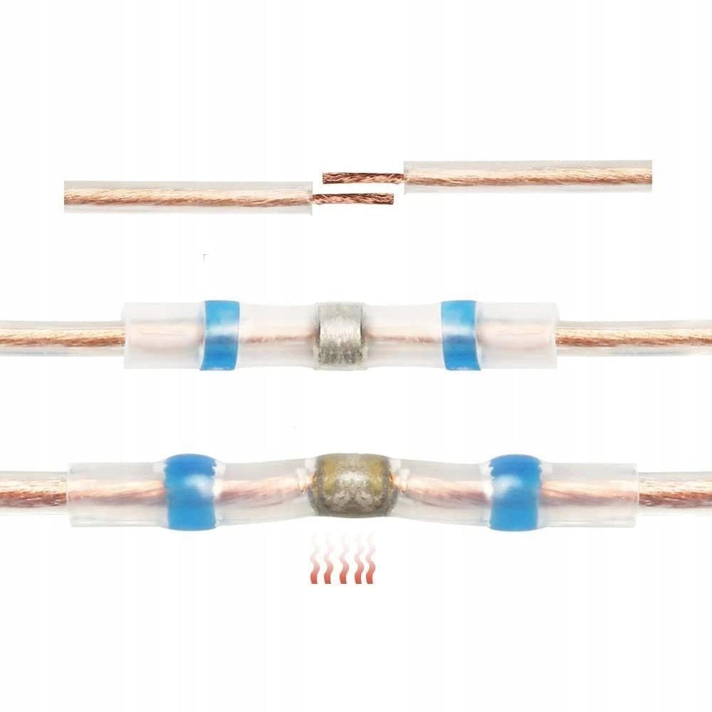Set di Tubetti Termorestringenti con Stagno – Isolamento Elettrico | 100 Pezzi, 0,25-6 mm