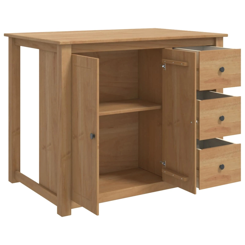 Carrello da Cucina PANAMA 2 pcs Cera di Miele 112 x 77 x 90 cm
