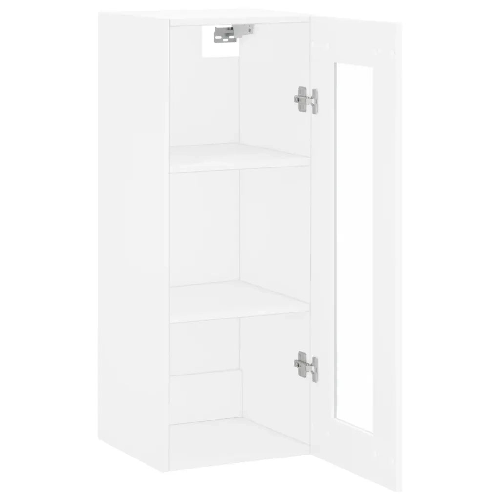 Armadietto a Muro | Mobile a Parete Bianco 34,5x34x90 cm