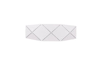 Applique da Interno a LED in Metallo Bianco Opaco