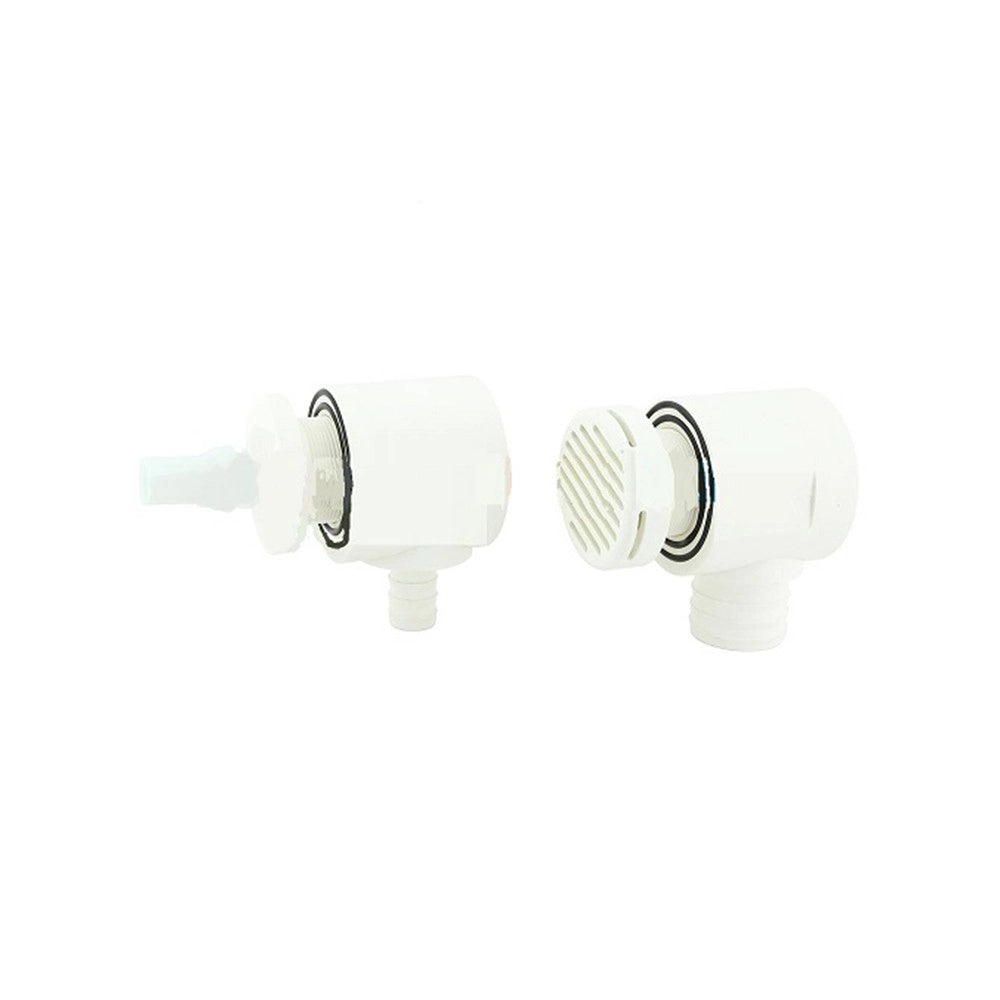 AGP Kit tracimazione Carico e Scarico 50mm Colore: Bianco