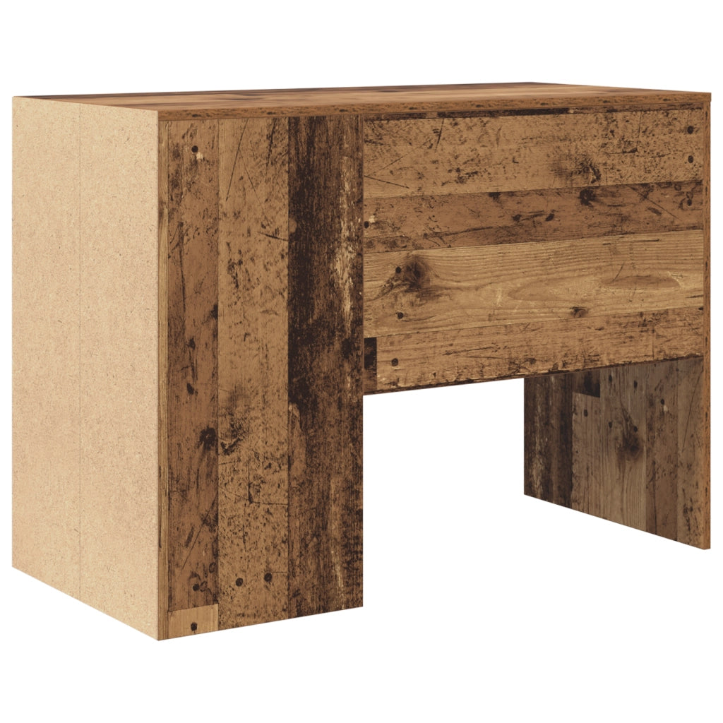 Scrivania Legno Vecchio Legno Ingegnerizzato Piccolo Stoccaggio