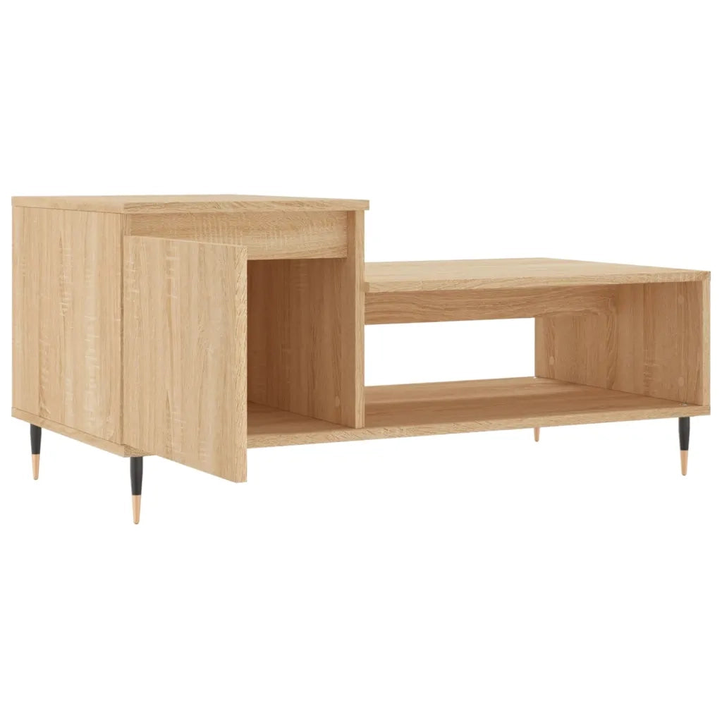 Tavolino da Salotto Rovere Sonoma 100x50x45cm Legno Multistrato 830823