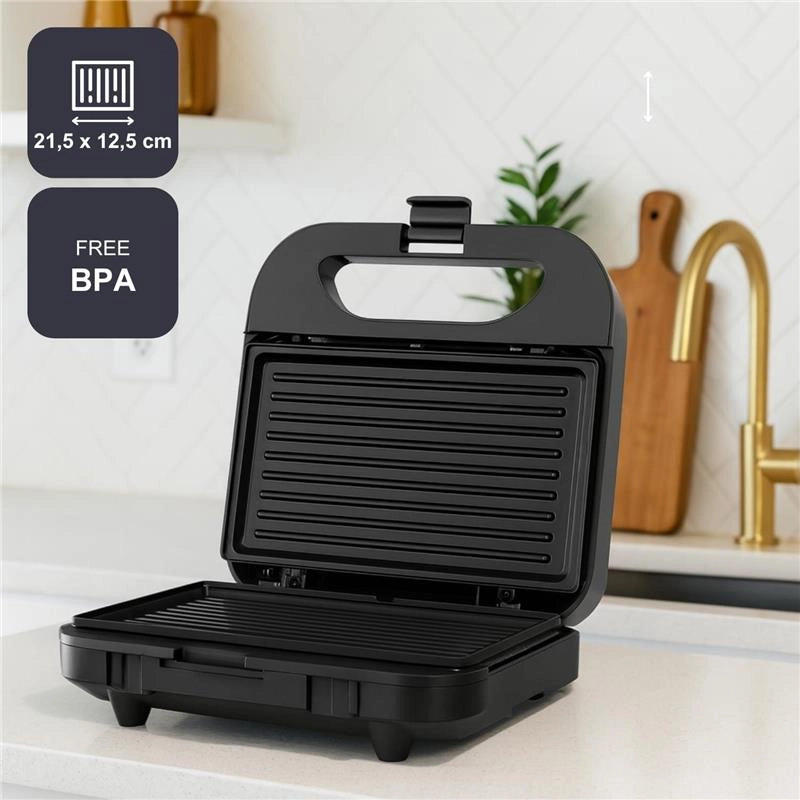 BLACK+DECKER BXSA752E TOSTIERA CON PIASTRA ANTIADERENTE 750W
