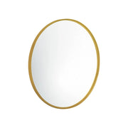 Specchio rotondo in metallo, 60cm, oro