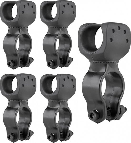 Supporto per Bastone - 5 Pezzi - Supporto per Bambola - Supporto per Bastone da Camminata - per la maggior parte dei camminatori - supporto universale per bastoni e sedie a rotelle - per scooter, sedia a rotelle, bicicletta, rollator