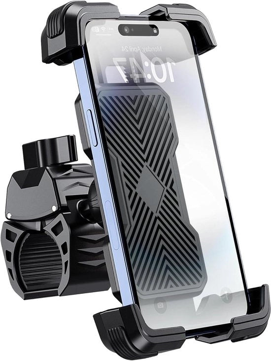 Supporto per Smartphone Universale per Bicicletta da Corsa MTB Scooter con 360 Gradi per Smartphone da 4.7 a 7.2 Pollici